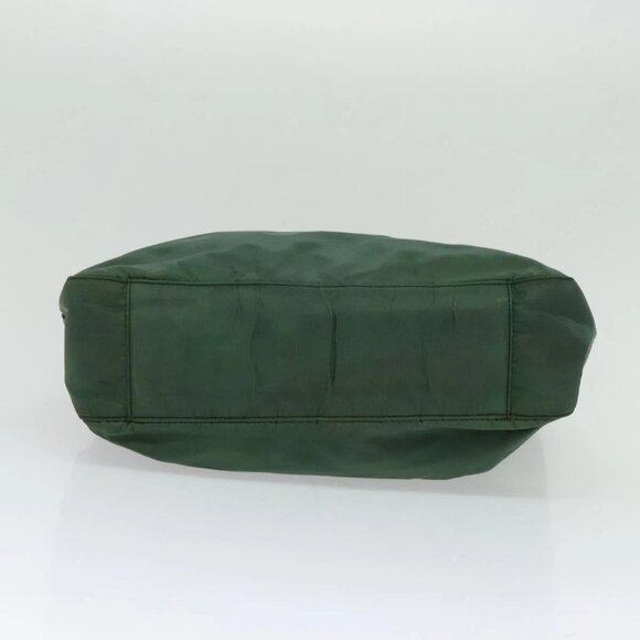 PRADA Shoulder Bag Nylon Plastic Green Silver - Picture 9 of 16
